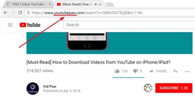 how to download youtube videos url