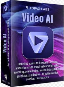 Topaz Video AI box